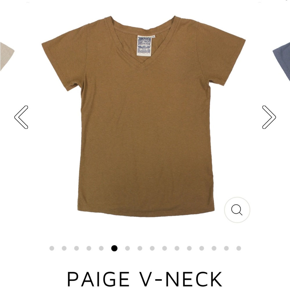 Jungmaven Paige V Neck in Coyote